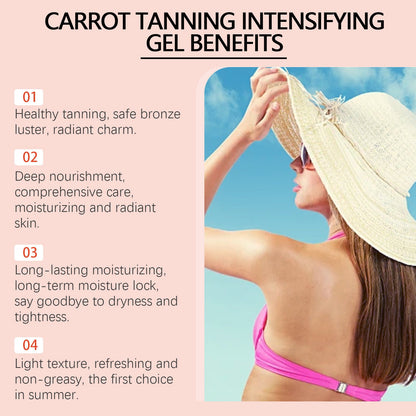 Carrot Black Tanning Gel for Even Wheat Skin Tone