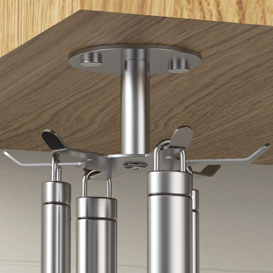 Under Cabinet Rotating Kitchen Utensil Holder